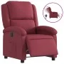 Sillón reclinable eléctrico tela rojo tinto de , Sillones - Ref: Foro24-3204143, Precio: 241,98 €, Descuento: %