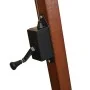 Sombrilla colgante con palo madera abeto azul celeste 3,5x2,9 m de vidaXL, Sombrillas - Ref: Foro24-313773, Precio: 164,14 €,...