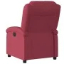 Sillón reclinable eléctrico tela rojo tinto de , Sillones - Ref: Foro24-3204143, Precio: 241,98 €, Descuento: %
