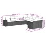 Set sofás jardín 10 pzas con cojines ratán sintético gris claro de , Conjuntos de jardín - Ref: Foro24-3223111, Precio: 716,5...