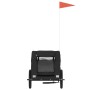 Remolque de bicicleta mascotas hierro tela Oxford negro de , Cochecitos para mascotas - Ref: Foro24-93961, Precio: 102,20 €, ...