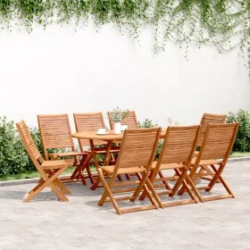 Sillas jardín reclinables 8 uds madera maciza acacia 51x66x95cm de , Sillas de jardín - Ref: Foro24-3214473, Precio: 424,46 €...