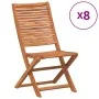 Sillas jardín reclinables 8 uds madera maciza acacia 51x66x95cm de , Sillas de jardín - Ref: Foro24-3214473, Precio: 424,46 €...