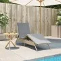Tumbona con cojín ratán sintético beige by , Loungers - Ref: Foro24-4002704, Price: 143,89 €, Discount: %