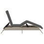 Tumbona con cojín ratán sintético gris claro de , Tumbonas - Ref: Foro24-4002706, Precio: 146,97 €, Descuento: %