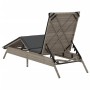 Tumbona con cojín ratán sintético gris claro de , Tumbonas - Ref: Foro24-4002706, Precio: 146,97 €, Descuento: %