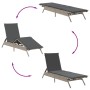 Tumbona con cojín ratán sintético gris claro de , Tumbonas - Ref: Foro24-4002706, Precio: 146,97 €, Descuento: %