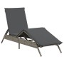 Tumbonas con cojines 2 unidades ratán sintético gris de , Tumbonas - Ref: Foro24-3261580, Precio: 285,34 €, Descuento: %
