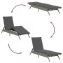 Tumbonas con cojines 2 unidades ratán sintético gris by , Loungers - Ref: Foro24-3261580, Price: 280,09 €, Discount: %
