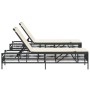 Tumbonas con cojines 2 unidades ratán sintético negro de , Tumbonas - Ref: Foro24-3261596, Precio: 290,00 €, Descuento: %