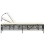 Tumbonas con cojines 2 unidades ratán sintético negro de , Tumbonas - Ref: Foro24-3261596, Precio: 284,43 €, Descuento: %