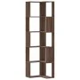 Estantería de esquina 5 niveles madera marrón roble 50x50x179cm de , Librerías y estanterías - Ref: Foro24-852588, Precio: 84...