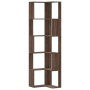 Estantería de esquina 5 niveles madera marrón roble 50x50x179cm de , Librerías y estanterías - Ref: Foro24-852588, Precio: 86...