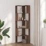 Estantería de esquina 5 niveles madera marrón roble 50x50x179cm de , Librerías y estanterías - Ref: Foro24-852588, Precio: 86...
