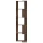 Estantería de esquina 5 niveles madera marrón roble 50x50x179cm de , Librerías y estanterías - Ref: Foro24-852588, Precio: 84...