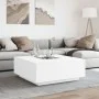 Mesa de centro con LED Infinity blanca 100x100x40 cm de , Mesas de centro - Ref: Foro24-3284042, Precio: 193,27 €, Descuento: %
