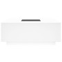 Mesa de centro con LED Infinity blanca 100x100x40 cm de , Mesas de centro - Ref: Foro24-3284042, Precio: 196,18 €, Descuento: %