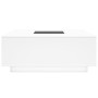 Mesa de centro con LED Infinity blanca 100x100x40 cm de , Mesas de centro - Ref: Foro24-3284042, Precio: 196,18 €, Descuento: %