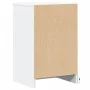 Mesita de noche con luces LED madera de ingeniería blanca de , Mesitas de noche - Ref: Foro24-852012, Precio: 69,02 €, Descue...