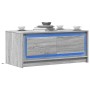 Mesa de centro con luces LED madera de ingeniería gris Sonoma de , Mesas de centro - Ref: Foro24-851989, Precio: 97,43 €, Des...