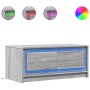 Mesa de centro con luces LED madera de ingeniería gris Sonoma de , Mesas de centro - Ref: Foro24-851989, Precio: 97,43 €, Des...