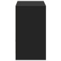 Mueble de TV con LED madera de ingeniería negro 91x34x61 cm de , Muebles TV - Ref: Foro24-852181, Precio: 103,91 €, Descuento: %