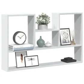 Estantería de pared madera de ingeniería blanco 99x15x60 cm de , Estantes y estanterías - Ref: Foro24-853236, Precio: 44,50 €...