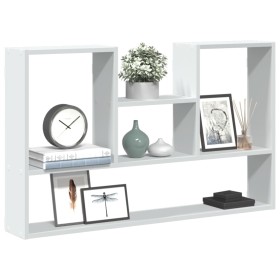 Estantería de pared madera de ingeniería blanco 99x15x60 cm de , Estantes y estanterías - Ref: Foro24-853236, Precio: 45,35 €...