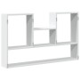 Estantería de pared madera de ingeniería blanco 99x15x60 cm de , Estantes y estanterías - Ref: Foro24-853236, Precio: 45,35 €...