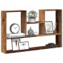 Estantería de pared madera ingeniería envejecida 99x15x60 cm de , Estantes y estanterías - Ref: Foro24-853243, Precio: 45,22 ...
