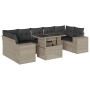 Set de sofás de jardín 8 pzas y cojines ratán sintético gris de , Conjuntos de jardín - Ref: Foro24-3269042, Precio: 643,76 €...