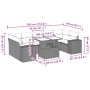 Set de sofás de jardín 8 pzas y cojines ratán sintético gris de , Conjuntos de jardín - Ref: Foro24-3269042, Precio: 643,76 €...