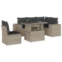 Set de sofás de jardín 6 pzas y cojines ratán sintético gris de , Conjuntos de jardín - Ref: Foro24-3269172, Precio: 473,57 €...