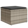 Set de sofás de jardín 7 pzas con cojines ratán PE gris claro de , Conjuntos de jardín - Ref: Foro24-3269312, Precio: 527,26 ...