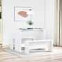 Set mesa y banco de comedor 3 pzas madera de ingeniería blanco de , muebles para cocinas y comedores - Ref: Foro24-855530, Pr...