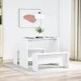 Set mesa y banco de comedor 3 pzas madera de ingeniería blanco de , muebles para cocinas y comedores - Ref: Foro24-855530, Pr...