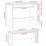 Set mesa y banco de comedor 3 pzas madera de ingeniería blanco de , muebles para cocinas y comedores - Ref: Foro24-855530, Pr...