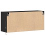 Mueble de TV de pared con luces LED negro 100x31x45 cm de , Muebles TV - Ref: Foro24-852293, Precio: 75,77 €, Descuento: %