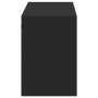 Mueble de TV de pared con luces LED negro 130x31x45 cm de , Muebles TV - Ref: Foro24-852300, Precio: 105,45 €, Descuento: %