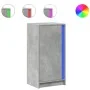 Aparador con LED madera ingeniería gris hormigón 42,5x34x85 cm de , Aparadores - Ref: Foro24-852141, Precio: 57,51 €, Descuen...