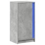 Aparador con LED madera ingeniería gris hormigón 42,5x34x85 cm de , Aparadores - Ref: Foro24-852141, Precio: 60,09 €, Descuen...