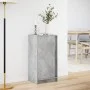 Aparador con LED madera ingeniería gris hormigón 42,5x34x85 cm de , Aparadores - Ref: Foro24-852141, Precio: 57,51 €, Descuen...