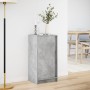Aparador con LED madera ingeniería gris hormigón 42,5x34x85 cm de , Aparadores - Ref: Foro24-852141, Precio: 60,09 €, Descuen...