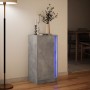 Aparador con LED madera ingeniería gris hormigón 42,5x34x85 cm de , Aparadores - Ref: Foro24-852141, Precio: 60,09 €, Descuen...