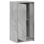 Aparador con LED madera ingeniería gris hormigón 42,5x34x85 cm de , Aparadores - Ref: Foro24-852141, Precio: 60,09 €, Descuen...