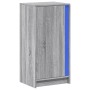 Aparador con LED madera de ingeniería gris Sonoma 42,5x34x85 cm de , Aparadores - Ref: Foro24-852143, Precio: 57,51 €, Descue...