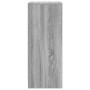 Aparador con LED madera de ingeniería gris Sonoma 42,5x34x85 cm de , Aparadores - Ref: Foro24-852143, Precio: 57,51 €, Descue...
