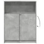 Aparador con LED madera ingeniería gris hormigón 77x34x100 cm de , Aparadores - Ref: Foro24-852148, Precio: 76,96 €, Descuent...