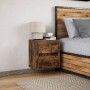 Mueble de TV de pared con luces LED roble ahumado 41x31x45 cm de , Muebles TV - Ref: Foro24-852279, Precio: 53,36 €, Descuent...