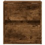 Mueble de TV de pared con luces LED roble ahumado 41x31x45 cm de , Muebles TV - Ref: Foro24-852279, Precio: 53,36 €, Descuent...